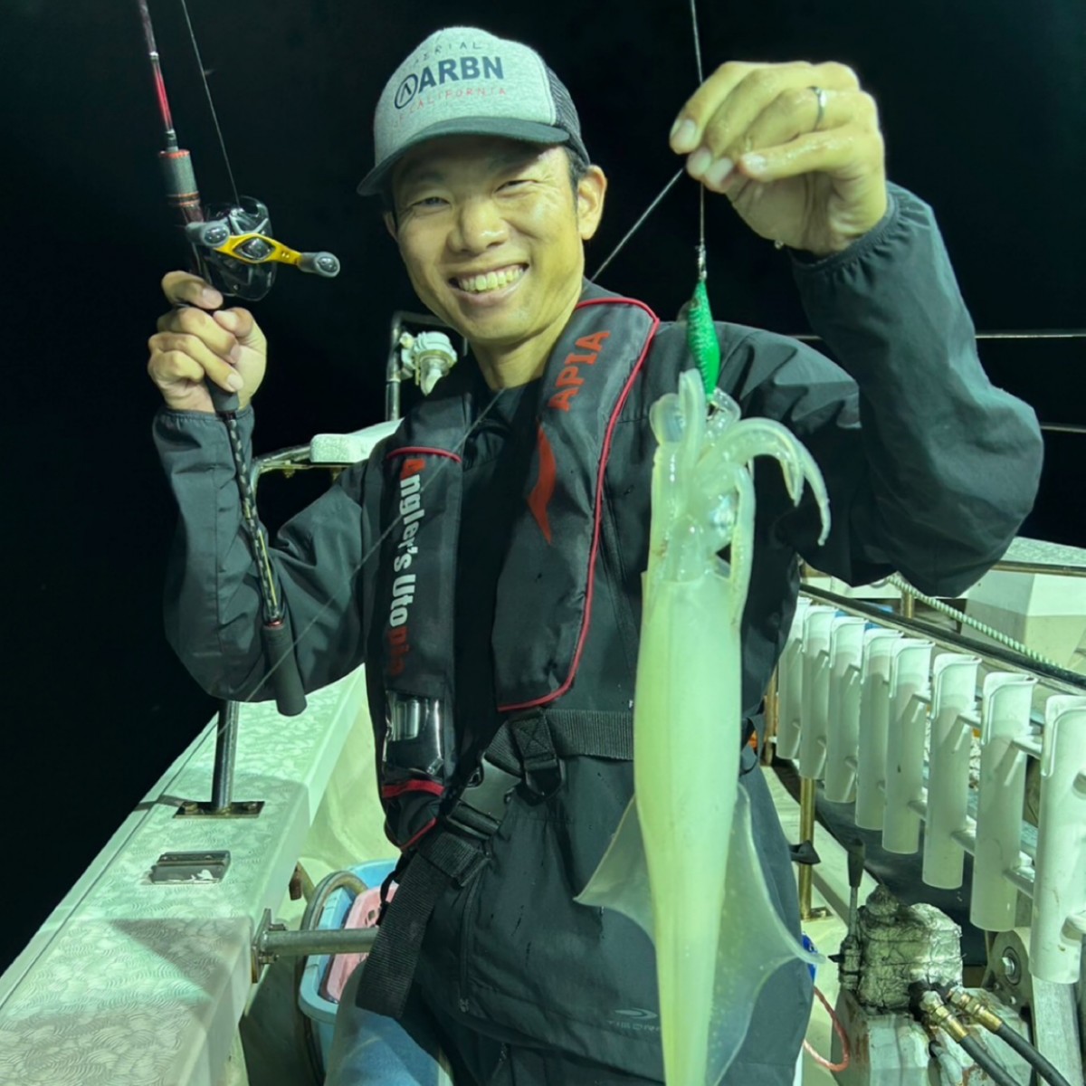 人生初!イカ釣りに挑戦